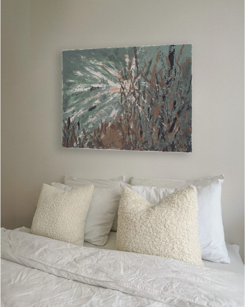 Erste Sonnenstrahlen am Morgen